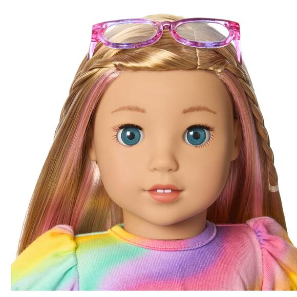 American Girl Of Year Summer Doll In Meet Outfit Eyeglasses Shoes Journal Box - Picture 15 of 16